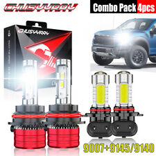 Front For Ford Ranger 1998 1999 2000 LED Headlight High Low+Fog Light Bulbs Kit, used for sale  Shipping to South Africa