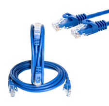 Usado, LOTE de cable de conexión de red LAN Ethernet CAT6e/CAT6 RJ45 azul 1,5 pies- 20 ft paquete múltiple segunda mano  Embacar hacia Argentina