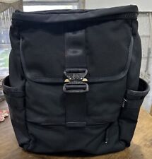 Defy Menace Black Canvas Backpack With Cobra Buckle Black Interior Exc. Cond., used for sale  Shipping to South Africa