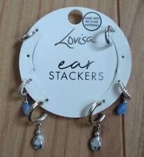 lovisa earrings - Partial Ear Stacker Set Of 3 Pairs, used for sale  Shipping to South Africa
