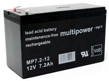 Multipower mp7.2 batteria usato  Capaccio Paestum