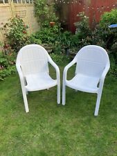 Garden plastic chairs for sale  STEVENAGE