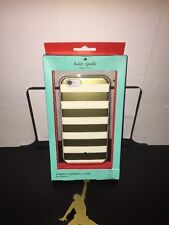 Usado, Funda rígida híbrida Kate Spade diseñadora iPhone 6/6s a rayas doradas *envío gratuito segunda mano  Embacar hacia Argentina