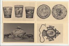 Lot de 4 cartes postales anciennes NANCY musée historique lorrain faïence verre  d'occasion  Bourg-de-Péage