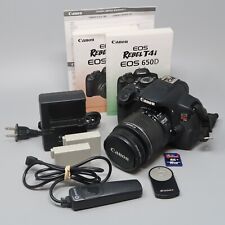 Canon EOS Rebel T4i / EOS 650D 18,0 MP DSLR con lente de 18-55 mm - ¡25 k clics! segunda mano  Embacar hacia Mexico