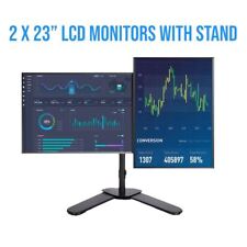 Monitor LCD Widescreen Dell HP 23" com Cabo Suporte Gaming Business 1080p, usado comprar usado  Enviando para Brazil