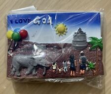 Ímã de geladeira lembrança indiana enfeites decorativos de cozinha I Love Goa comprar usado  Enviando para Brazil