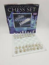 Elegant glass chess for sale  MANCHESTER