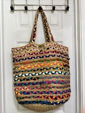 Jute large tote for sale  Charlotte