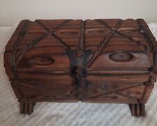 Vintage wooden chest for sale  Shipping to Ireland