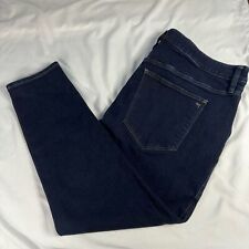 Jeans skinny Madewell tamanho 22W 9" lavagem escura cintura média Roadtripper supermacio com zíper mosca comprar usado  Enviando para Brazil
