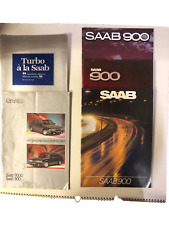 Saab 900 literature for sale  SPALDING