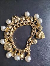 Bracelet doré breloque d'occasion  Luxeuil-les-Bains