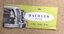 Daimler range brochure for sale  NANTWICH