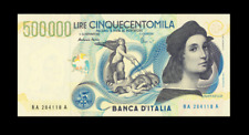 Reproducción Raro Billete de Italia 500.000 Liras 1997 Unc Italiano segunda mano  Embacar hacia Argentina