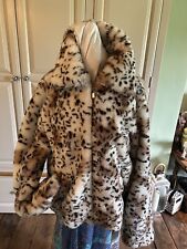 Faux fur leopard for sale  SANDBACH