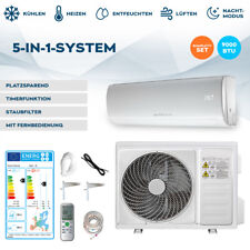 Split 5in1 Klimaanlage Heizfunktion Klimagerät Luftfilter Inverter 9000 BTU A++ gebraucht kaufen  Lübbecke