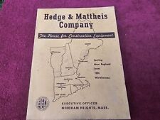 Hedge mattheis co. for sale  Cape Neddick