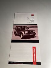Daihatsu sportrak fourtrak for sale  NEWCASTLE UPON TYNE