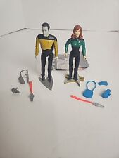 Star Trek Doctor Beverly Crusher & Data Generations Action Figures With Poster, used for sale  Shipping to South Africa
