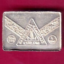 Silver bar 5.09 for sale  Shipping to Ireland