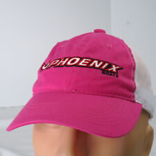 Phoenix Boats Womens Pink White Mesh Strapback Hat Cap Fishing Skiing Ladies Fit, used for sale  Shipping to South Africa