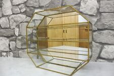 Mid Century Hollywood Regency Small Glass Cabinet Showcase Bathroom Cabinet for sale  Shipping to South Africa