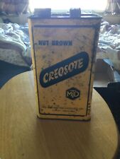 Vintage creosote gallon for sale  GLOUCESTER