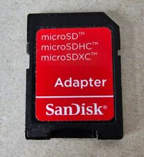 Adaptador de tarjeta SANDISK Micro SD MicroSD MicroSDHC MicroSDXC Micro SD segunda mano  Embacar hacia Argentina