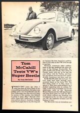 VW Volkswagen Beetle Bug 1971 Tom McCahill prueba de carretera segunda mano  Embacar hacia Argentina