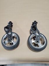 Quickie 5r WHEELCHAIR FRONT FORKS & CASTERS Tires Parts Wheels Used Soft Roll for sale  Shipping to South Africa