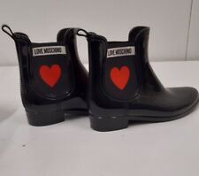 Love Moschino gumboot shoes for sale  Shipping to South Africa