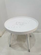 Tavolino bianco diametro usato  Roma