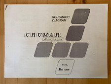 CRUMAR  Bit one  Schaltbild Service Manual Schematic Diagrams gebraucht, usado comprar usado  Enviando para Brazil