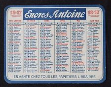 Calendrier 1947 encres d'occasion  Nantes-