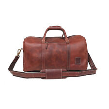 20" Lona Bolsa Buffalo Cuero Viaje Aircabin Carryon Bolso de Mano Equipaje Viaje comprar usado  Enviando para Brazil