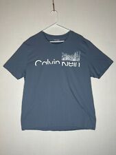 Usado, Camiseta Calvin Klein Azul Mangas Cortas Para Hombre Talla XXL segunda mano  Embacar hacia Argentina