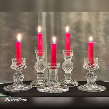 Crystal candle holders for sale  Scottsdale