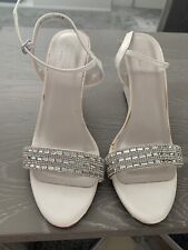 wedding wedges ivory for sale  ILFORD