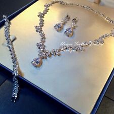 Simulated diamond necklace for sale  Sunnyvale
