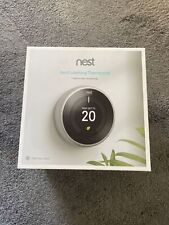 Google Nest T3028GB Learning Thermostat Stainless Steel 3rd Generation for sale  Shipping to Ireland