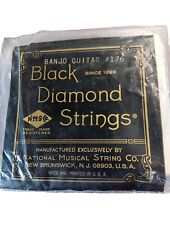 Guitarra Black Diamond Banjo #176 conjunto de 6 cordas aço nacional EUA anos 60 anos 70  comprar usado  Enviando para Brazil