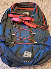 North Face Borealis Backpack Red/Black/Gray Travel Hiking School Bag for sale  Shipping to South Africa