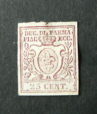 1857 - Antichi Stati - Ducato di Parma - 25 c. nuovo no colla, ohne Gummierung comprar usado  Enviando para Brazil