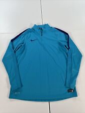 Camiseta Nike Drill Top Academy masculina L azul pulôver de futebol 1/4 zíper seco A4 comprar usado  Enviando para Brazil