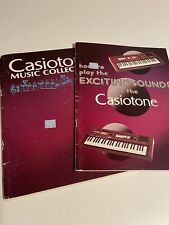 CASOTONE Cómo Tocar Sintetizador Teclado Piano Hoja Colección Libros De Colección Años 80 segunda mano  Embacar hacia Argentina