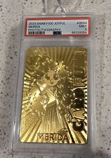 MERIDA Disney 100 Joyful Gold GP84 44/100 Photolithography  PSA MINT 9.    POP 2 for sale  Shipping to South Africa