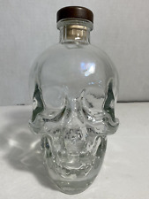 Usado, Botella de calavera de vodka con cabeza de cristal (vacía) 750 ml con tapón original de Dan Akroyd segunda mano  Embacar hacia Argentina