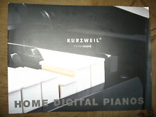 Kurzweil Home Digital Pianos catalog - catalog only, używany na sprzedaż  PL