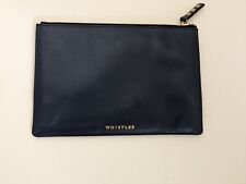 Whistles navy leather for sale  LAMPETER